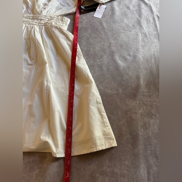 French Connection White Wrap Pleated Mini Dress - Picture 11 of 11